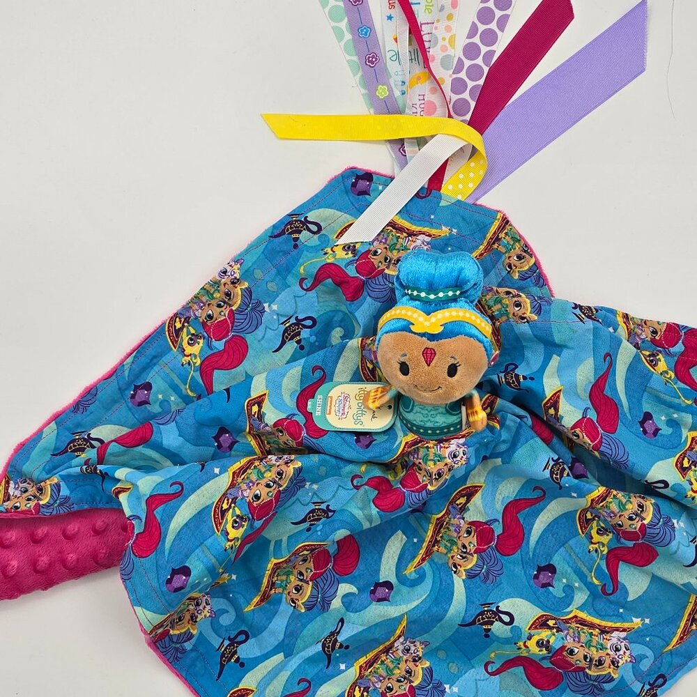 Lovely Nickelodeon Shine Plush Security Blanket for kids lovey plush blanket